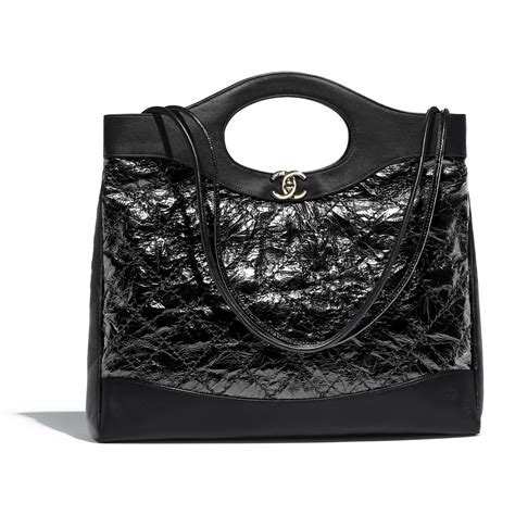 chanel calfskin silk cotton printed chanel 31 large shopping bag|chanel calfskin vs lambskin.